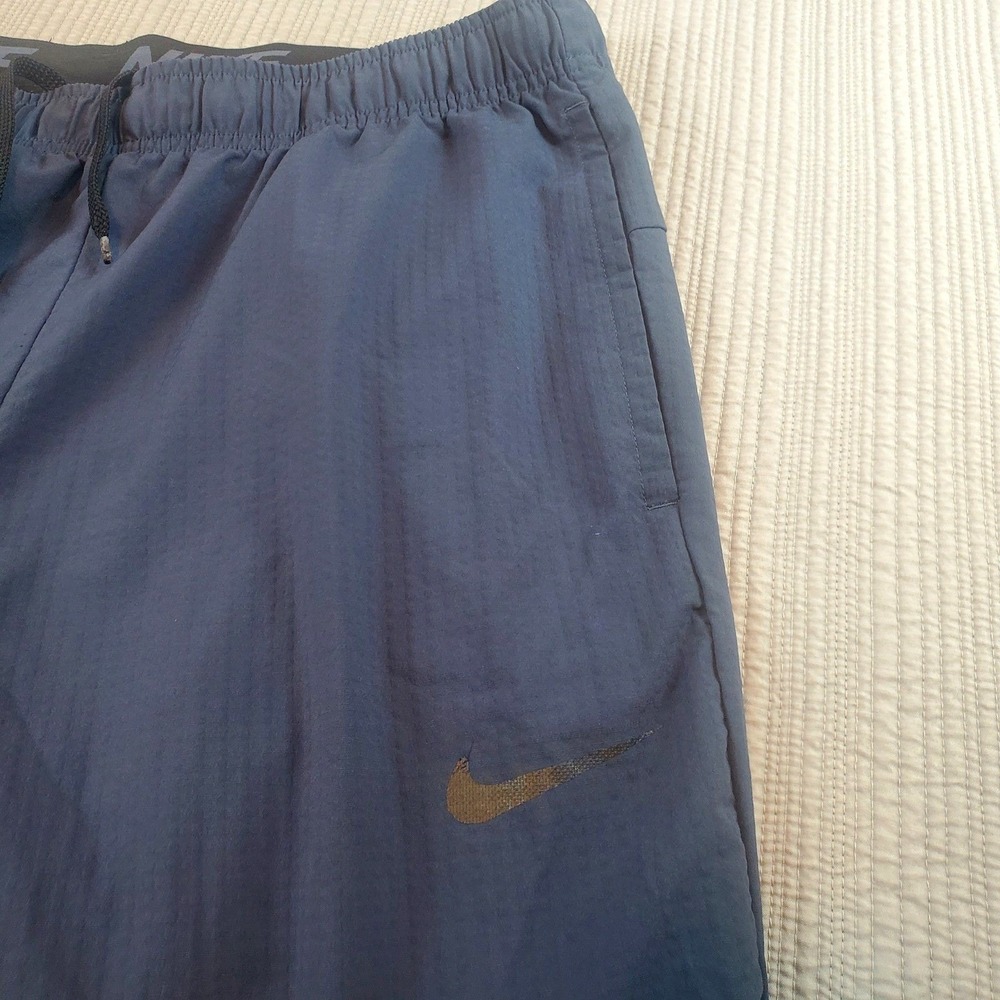 Nike Dri-FIT Mens XL Tall Training Pants Blue Gray Elastic Waist Athletic XL T - Picture 4 of 8